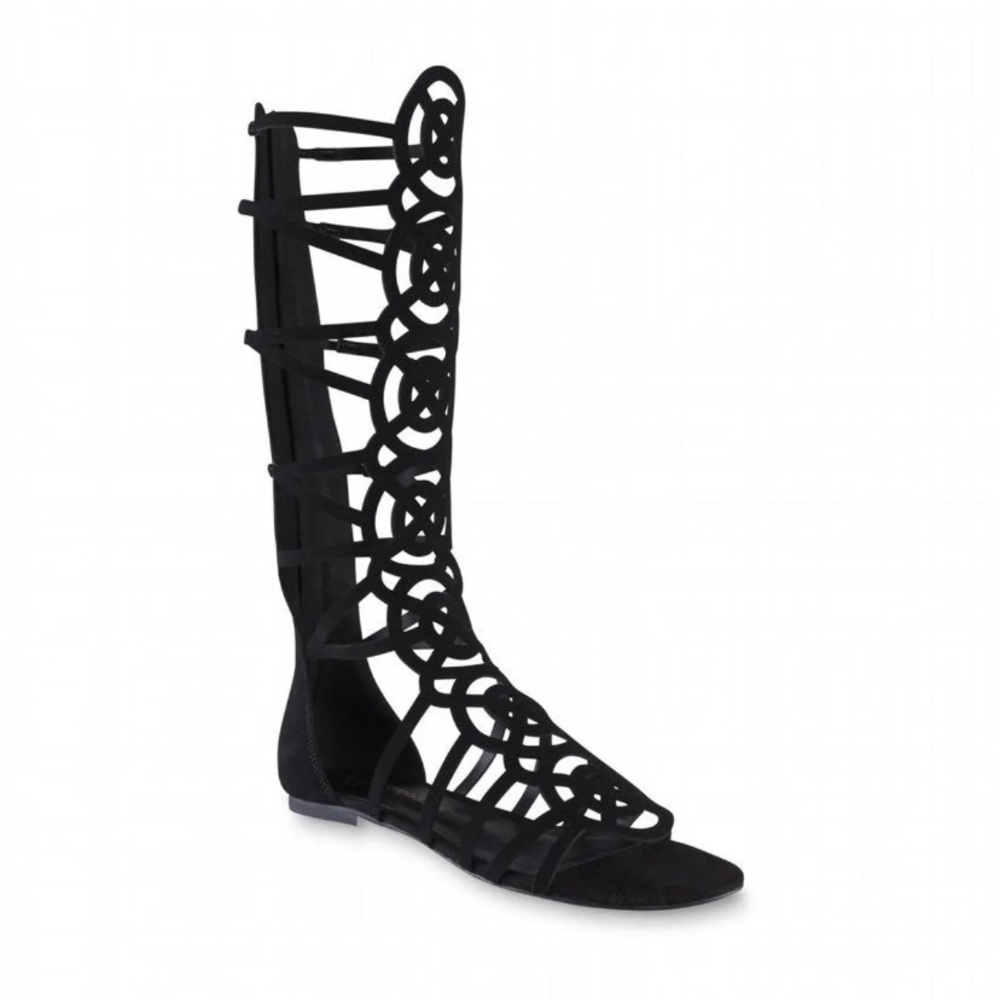 Gladiator Sandals Black Size 6